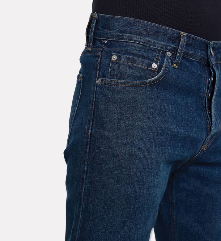 Citizens of Humanity Faded Straight-leg Jeans, Model View