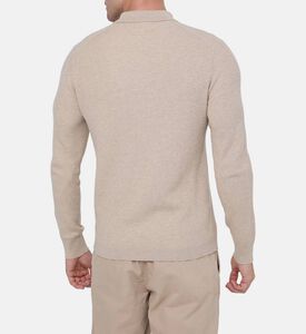 Knit Long-sleeve Polo Shirt