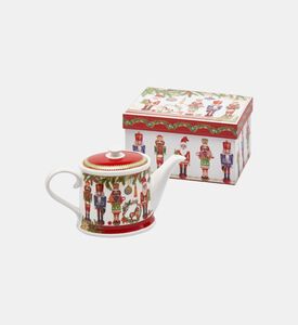 إبريق شاي من البورسلين لعيد الميلاد من تيرا