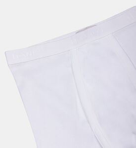 Cotton Embossed Logo Long Boxers