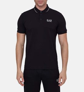 تيشيرت بولو بياقة بلمسة متباينة