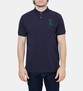 Embroidered Heritage Number Polo Shirt