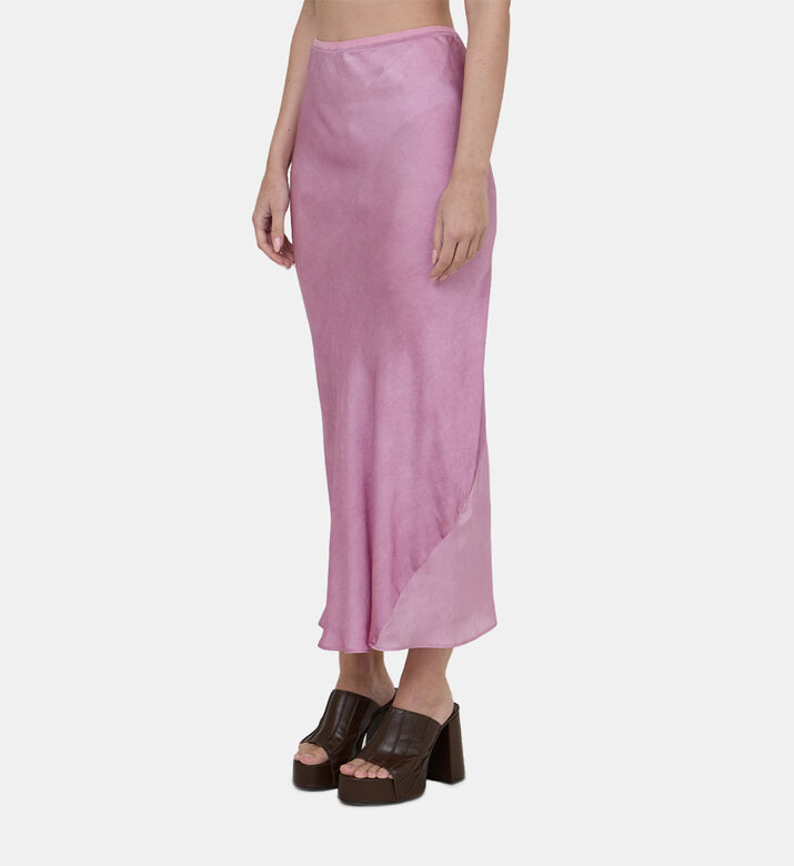 Long Silk Skirt