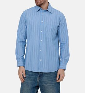 قميص سادامون جاي بأكمام طويلة مخطط