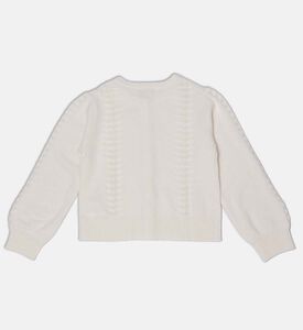 Tartine et Chocolat Knit Puffy Sleeve Cardigan, Packshot View