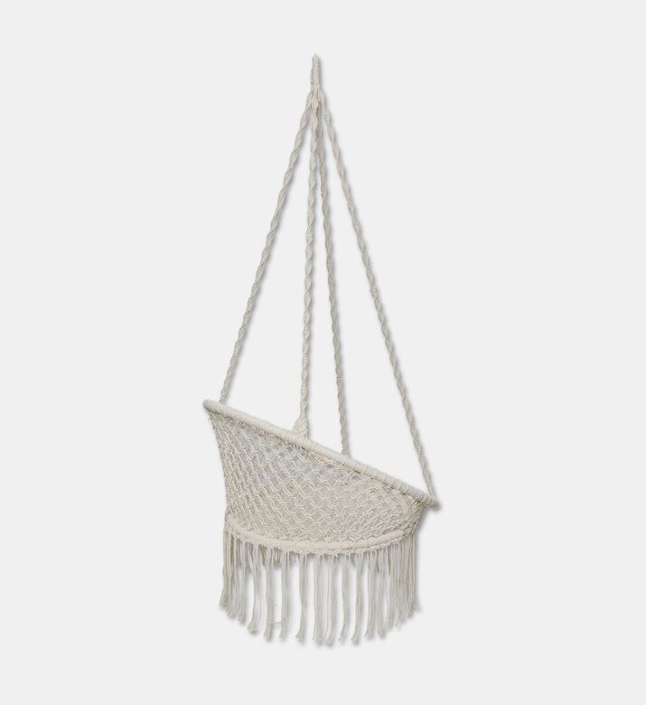 Home Deco and More Porto Cotton Cord Swing Chair, Packshot View