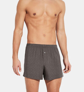 شورت بطبعة بالكامل وزر واحد