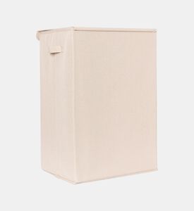 سلة غسيل قماشية بإطار معدني