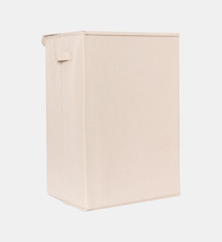 سلة غسيل قماشية بإطار معدني