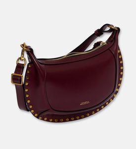 Isabel Marant Oskan Moon Leather Shoulder Bag, Burgundy, Packshot View