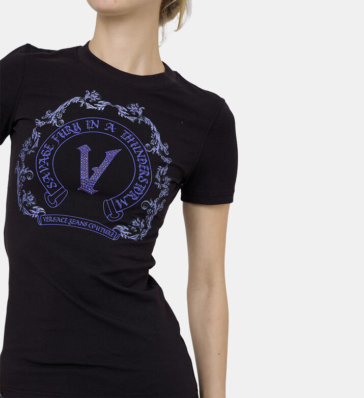 تيشيرت بطبعة غرافيك كبيرة الحجم