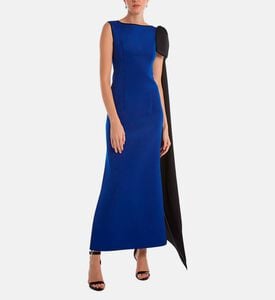 فستان غريس بدون أكمام بعقدة