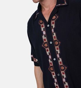 Zao Cotton Short-sleeve Embroidered Shirt Zao Cotton Short-sleeve Embroidered Shirt