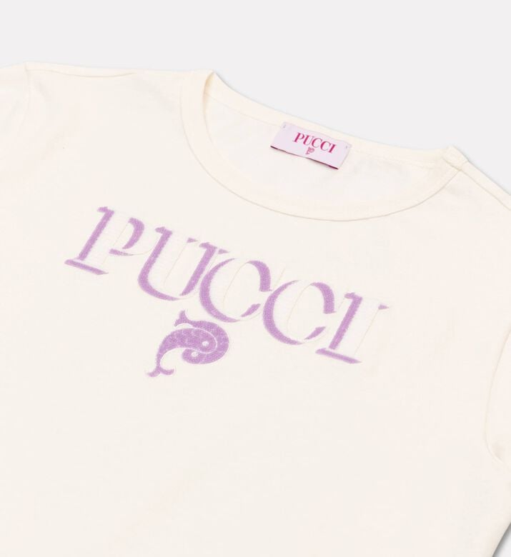 Emilio Pucci Contrast Logo Emblem T-shirt, Packshot View