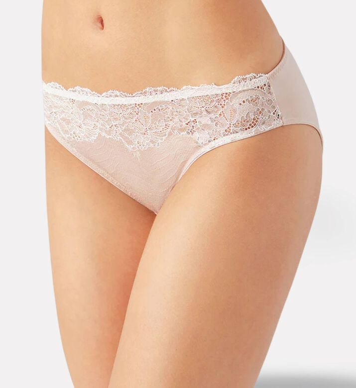 Wacoal Lace-trim Bikini Briefs, Model View