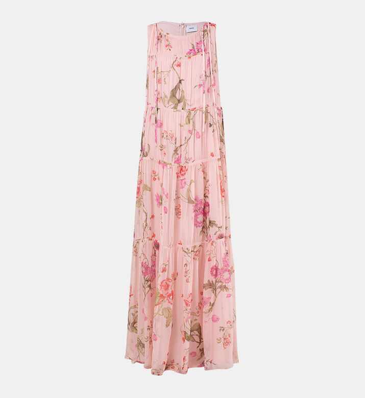 Tie-details Sleeveless Gown