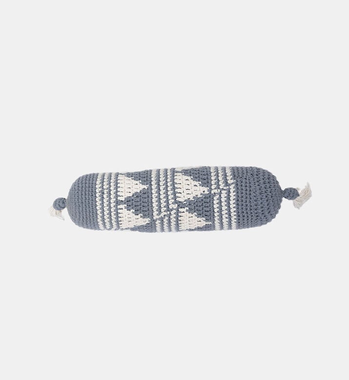 Home Deco and More Sol Cotton Bolster Filled And Vaccumed Cushion, Blue, Packshot View Home Deco and More Sol Cotton Bolster Filled And Vaccumed Cushion, Blue, Packshot View