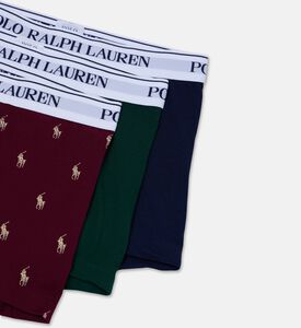 Ralph Lauren Logo-waistband 3-pack Boxer Briefs Set, Packshot View
