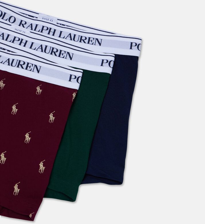 Ralph Lauren Logo-waistband 3-pack Boxer Briefs Set, Packshot View