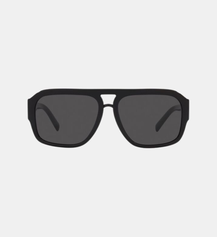 Square Double Bridge Sunglasses 58