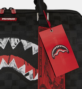 Sprayground Scribble Shark-graffiti Mini Duffle Bag, Packshot View