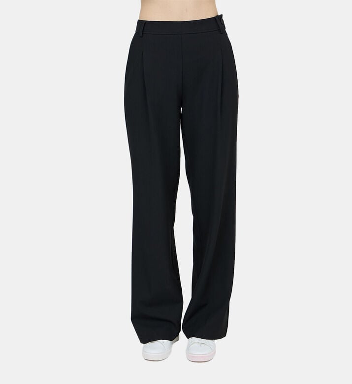 Sfizio Viscose Blend Twill Pants, Model View