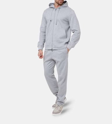 Knitted Hooded Sweatshirt