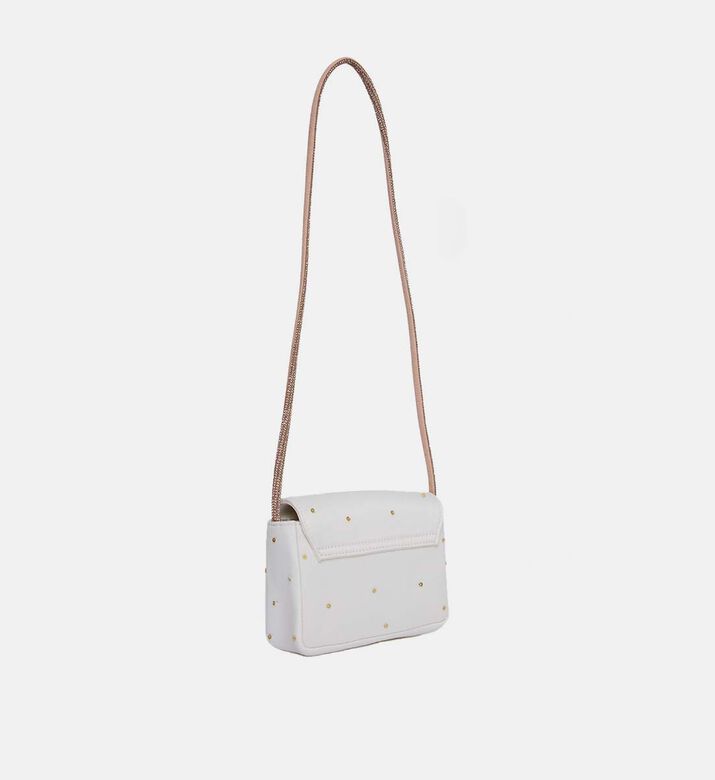 Tulle Crystal-handle Hand-embroidered Bag