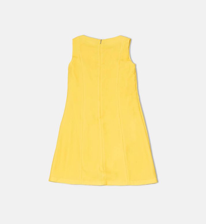 Print Sleeveless Crepe Dress