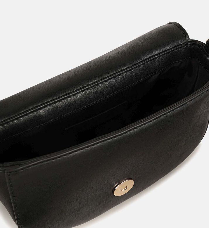 حقيبة يد مزينة بغطاء قلاب