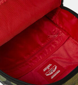 Sprayground Woodland Camo Checkered Backpack, Packshot View