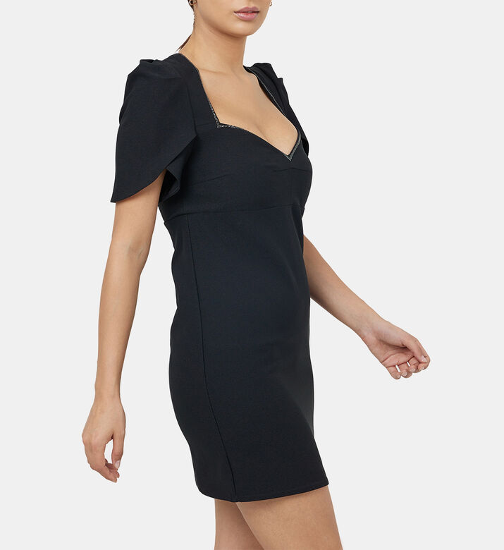 فستان روكسيل مزين بالكريستال