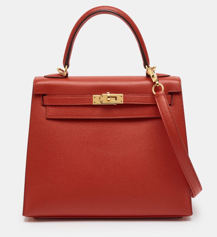 Hermes Preowned Hermes Kelly Leather Sellier Epsom Top Handle Bag, Packshot View
