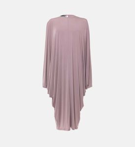 Draped Asymmetrical Hem Long-sleeve Top