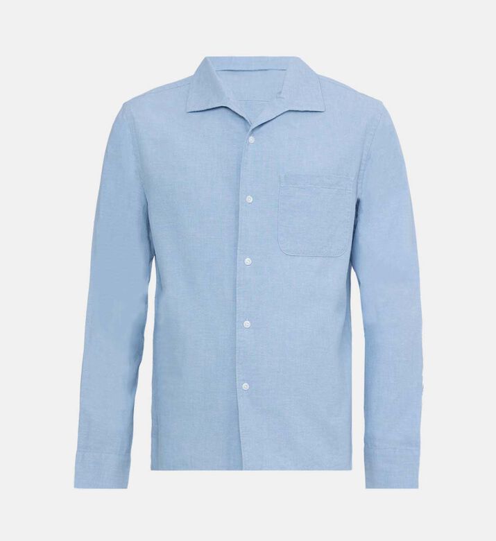 Cotton Patch Pocket Long-sleeve Shirt