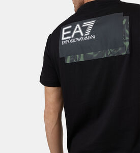 تيشيرت قطن بطبعة شعار