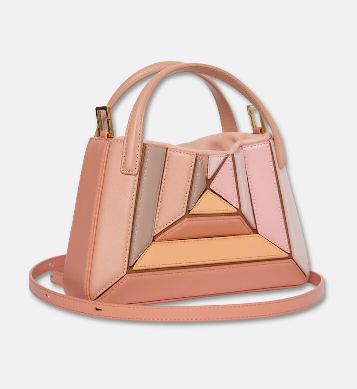 Mlouye Mini Sera Leather Top-handle Bag, Peach, Packshot View