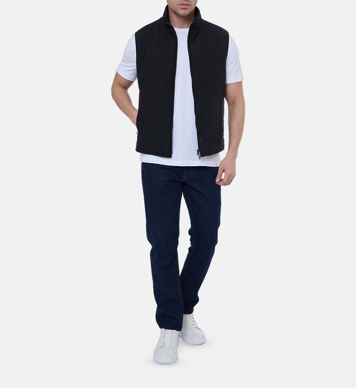 High Neck Sleeveless Vest