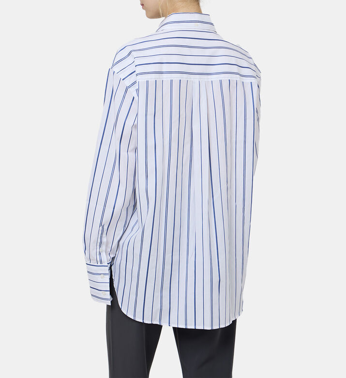Cotton Striped Pattern Shirt