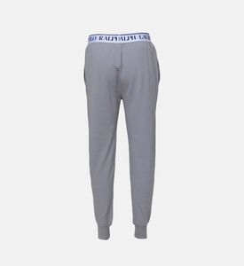 Cotton Logo Waistband Pajama Bottom