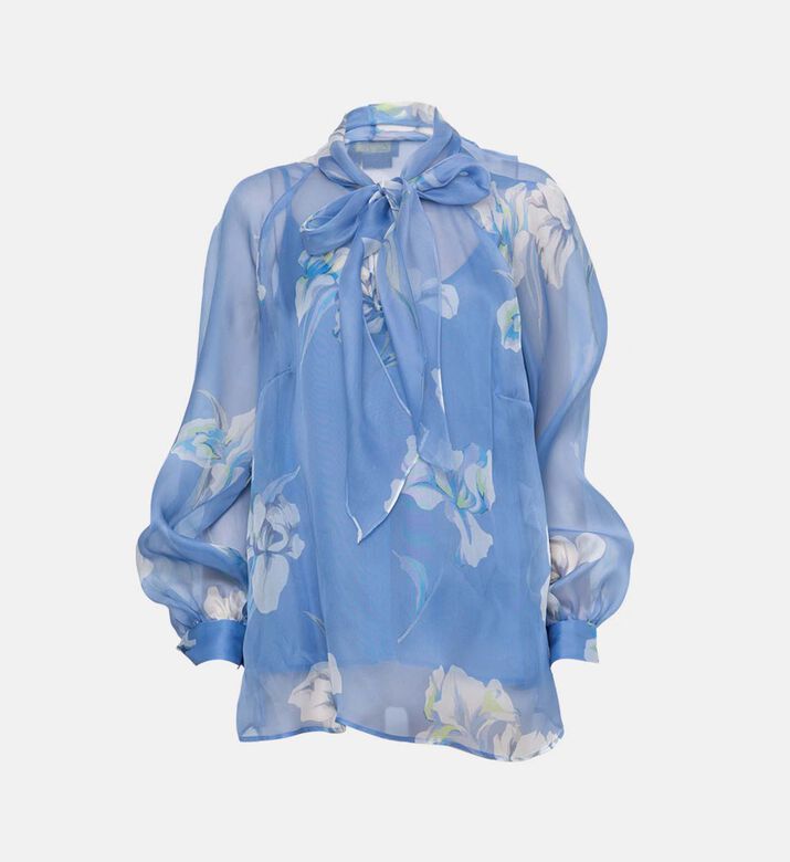 Floral-print Boboli Blouse