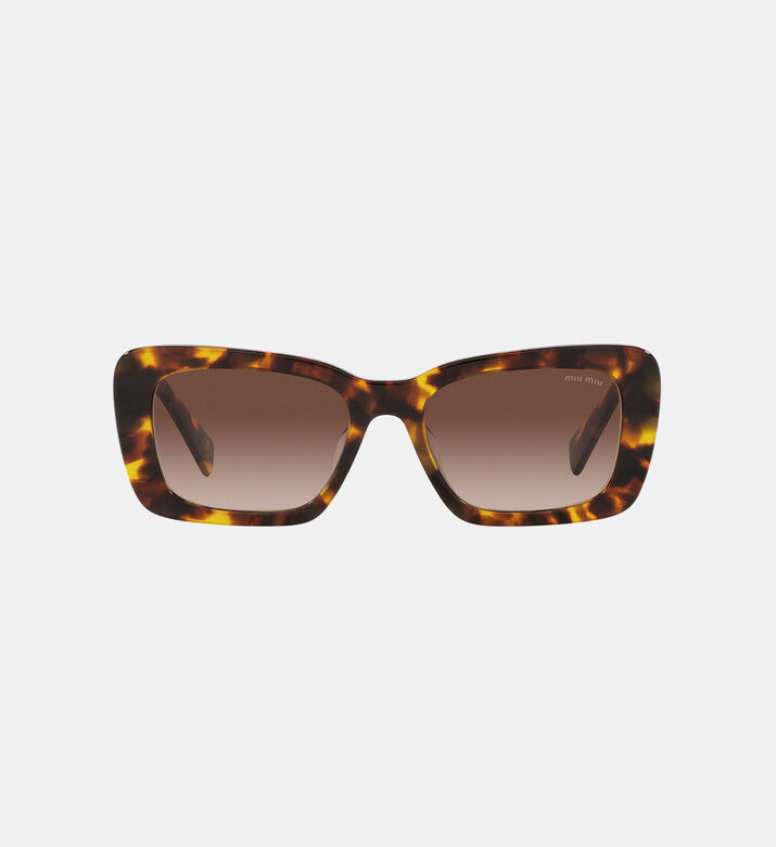 Rectangular-shape Gradient Lenses Sunglasses 53