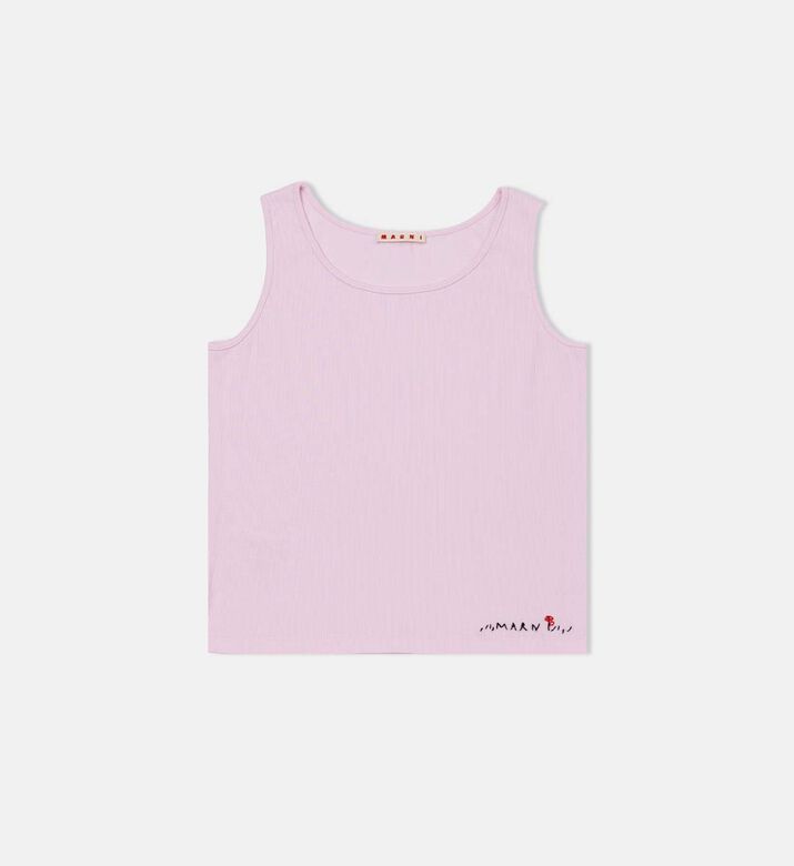 Logo-embroidered Tank Top