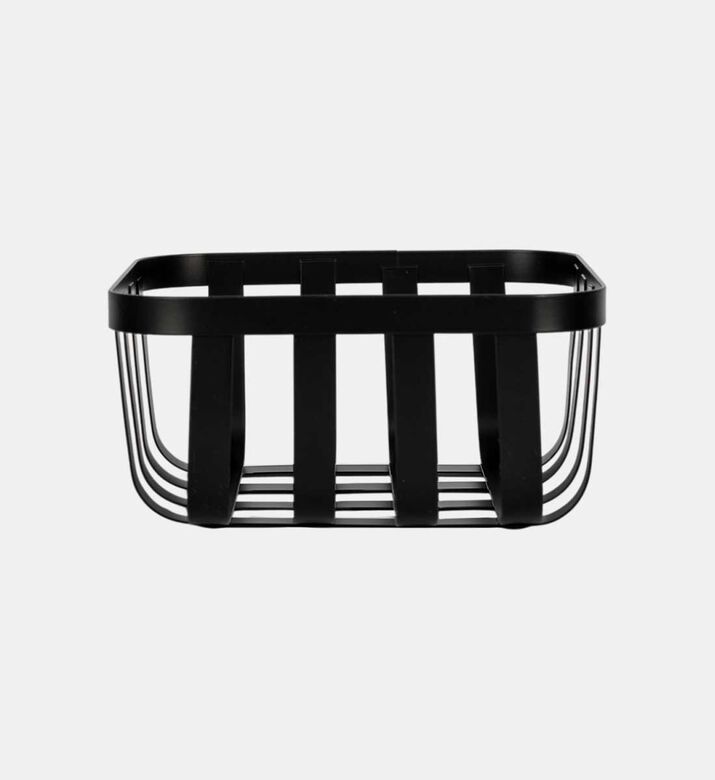 Metal Rectangular Fruit Basket - 19.5 X 19.5 Cm
