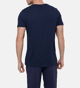 Cotton V-neck Short Sleeve T-shirt