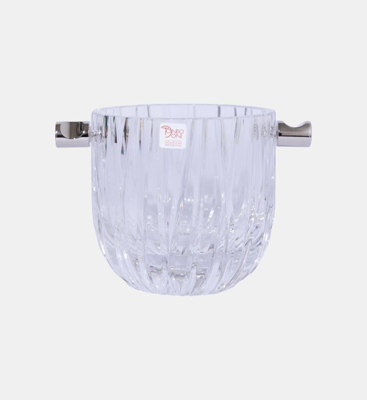 Skyline Crystal Handles Ice Bucket