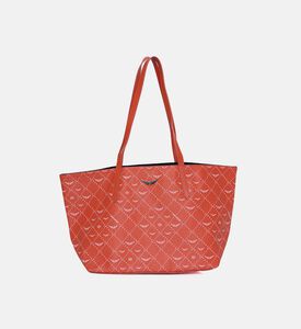 Zadig et Voltaire Z Monogram Printed Shopper Bag, Dark-orange, Packshot View