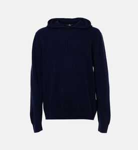 هودي كشمير محبوك برباط