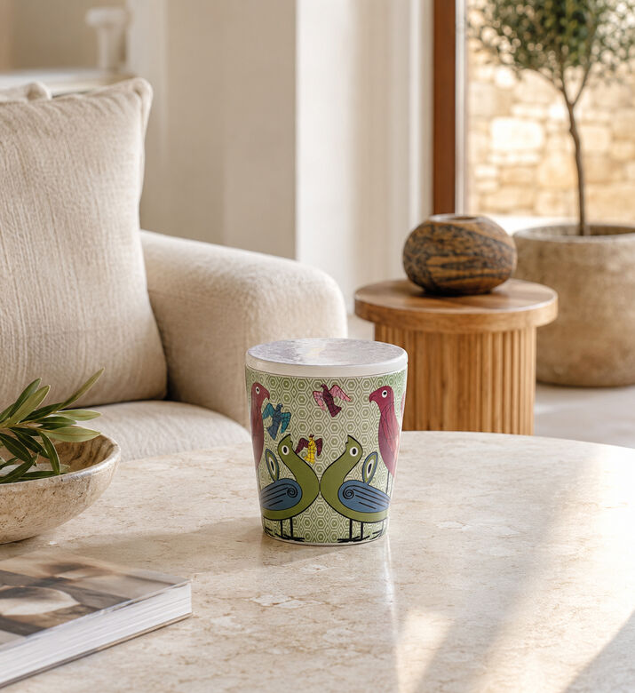 Images d Orient Birds Of Paradise Porcelain Box, Packshot View