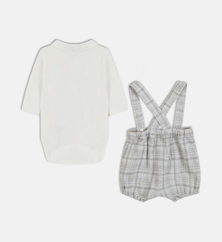 Plaid Patten Regular-fit Shorts Set